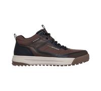 Skechers Herren Urban Street Hiker Sneaker, Brown Leather/Textile/Trim, 47.5 EU