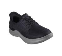 Skechers USA Men's Herren Hasting Sneaker, Schwarz, 44.5 EU