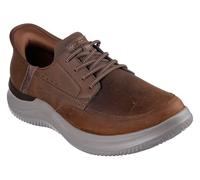Skechers USA Men's Herren Hasting Rory Sneaker, Dark Brown Synthetic/Leather, 41.5 EU