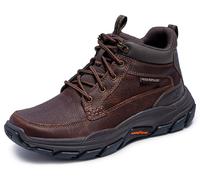 Skechers Herren Respected-Boswell 204454 Mode-Stiefel, rot/braun, 41.5 EU X-Weit
