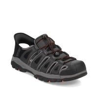 Skechers USA Men's Herren Tresmen-Norvick 205187 Enclosed Slip-Ins Fisherman Sandal, Schwarz, 46 EU X-Weit