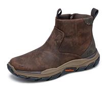 Skechers USA Men's Respected-Evanston Chelsea Boot, Cocoa, 49.5 EU
