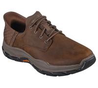 Skechers USA Men's Respected-Garrett Loafer, Ch Dark Brown, 42.5 EU