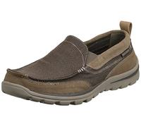 Skechers USA Men's Superior Milford Slip-on Loafer, Light Brown, 11 2W US