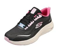 Skechers Vapor Foam Smooth RideSneaker für Damen, Schwarzer Strick, Multi-Besatz, 41 EU