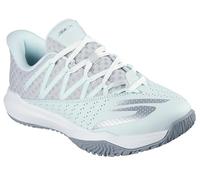Skechers Viper Court Rally Pickleball Damen-Sneaker, Hellblau/Grau, 35 EU