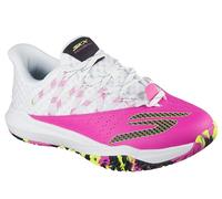 Skechers Viper Court Rally Pickleball Damen-Sneaker, Knallpink (Hot Pink)/Schwarz, 39.5 EU