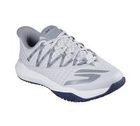 Skechers Viper Court Rally Pickleball Sneaker für Herren, Grau/Marineblau, 41 EU