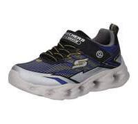Skechers Jungen S-Lights: Vortex 2.0 -Veltrox Sneaker in Silber/Schwarz, Größe 27