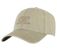 Skechers Washed Triple S Hat in Nature Brown/Gray