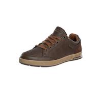 Sneaker SKECHERS "CAVELL-SPARKMAN", Herren, Gr. 45, braun, Lederimitat, Schuhe Sneaker, Freizeitschuh, Halbschuh, Schnürschuh aus wasserabweisendem Material (87368523-45)
