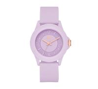 Skechers Watch for Women, Quartz Movement with Silicone, Polyurethene, Leather or Stainless Steel Strap Lila,40MM