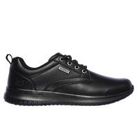 Skechers Herren Delson Antigo Half shoes, Black Leather, 39.5 EU