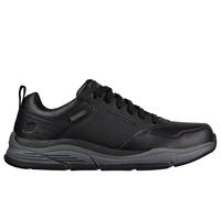 Skechers Waterproof Relaxed Fit: Benago - Hombre Sneaker in Schwarz/Grau, Größe 45.5
