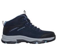 Skechers Waterproof Relaxed Fit: Trego - Trail Destination Sneaker in Blau/Grau, Größe 37