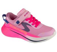 Sneaker SKECHERS "WAVE 92", Kinder, Gr. 32, rosa (rosa, pink), Lederimitat, Textil, kontrastfarbene Details, sportlich, Schuhe, Halbschuh mit Klettverschluss, Größenschablone zum Download (74234658-32