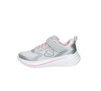 Sneaker SKECHERS "WAVE 92", Kinder, Gr. 35, bunt (hellgrau, rosa), Textil, Glitzer, sportlich, Schuhe (45256409-35) hellgrau, rosa