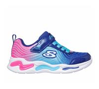 Sneaker SKECHERS KIDS "S-Lights: Wavy Beams - Ombre Express" Gr. 31, bunt (navy, multi) Kinder Schuhe (24585824-31) navy, multi