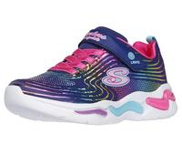 Skechers Mädchen S Lights: Wavy Beams Sneaker in Blau, Größe 36