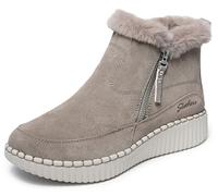 Skechers Wilshire Blvd Damen Fresh Zip, Taupe, 35.5 EU