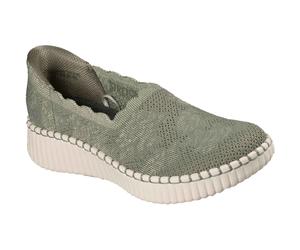 Skechers Wilshire Boulevard Polyester Damen Sneakers in Olivgrün EU 42 / UK 8