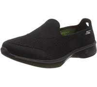 Skechers Women Go Walk 4 - Pursuit Slip On Trainers, Black (Black Textile/Trim Bbk), 8 UK (41 EU)