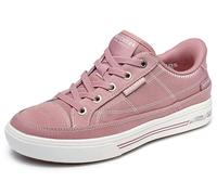 Skechers Women's Arch Fit Arcade-See Ya There Hands Free Slip-ins Sneaker, Rose, 39.5 EU