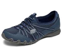 Skechers Women's Bikers Lite-Relive Sneaker, Marineblau, 9.5 Wide