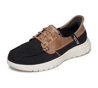 Skechers Women's Boat Shoe, Schwarz/Weiß, 37.5 EU