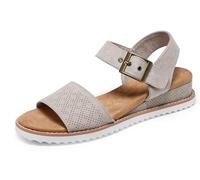 Skechers Bob's Damen Wüste Kuss zufällig, Taupe Mikrofaser, 36 EU