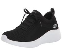 Skechers Women's BOBS Sport Sparrow 2.0 Wind Chime Sneaker, Black/White=BKW, 35.5 EU