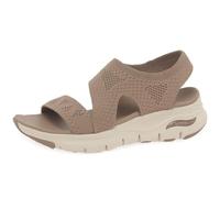 Skechers Damen Cali Bogen-Passform am hellsten Tag, Mokka-Strick, 43 EU