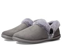 Skechers Hausschuhe Damen Cozy Campfire Fresh Toast – Dunkelgrau, Größe 9 Wide