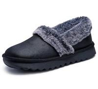 Skechers Women's Cozy Up Slipper, Schwarz, 35.5 EU
