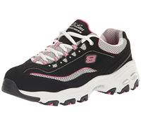 Skechers Women's D'Lites-Life Saver Low-Top Sneakers, Black (bkwp), 4 UK 37 EU