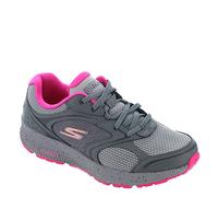 Skechers Women's GO Run CONSISTENT-Vivid Horizon Sneaker, Gray/Pink, 7 Wide
