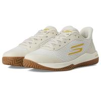 Skechers Women's Go Train Arch Fit Viper Court Pro-Pickleball Sneaker, Cremeweiß, 38 EU