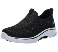 Skechers Damen Go Walk 7 Bling Sneaker, Schwarz, 42 EU