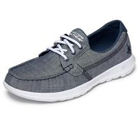 Skechers Women's Go Walk Lite - Isla Boat Shoe, Marineblau, 7 Wide