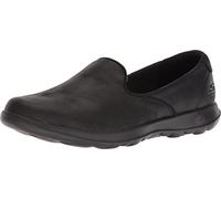 Skechers Women's GO WALK LITE - QUEENLY Closed Toe Ballet Flats, Black (Black Textile/Trim BBK), 5.5 UK 38.5 EU