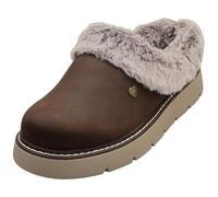 Skechers Women's Keepsakes Lite - Cozy Blend Slippers, Schokolade, 35 EU