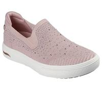 Skechers Women's Martha Stewart:Arch Fit Arcade-Glitz Gal Sneaker, Rose, 38 EU