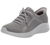 Skechers Women's Martha Stewart Slip-ins: Ultra Flex 3 Knit Slip-On Sneakers, Taupe, 39.5 EU