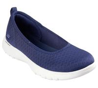 Skechers Damen Slip on Slipper, Marineblau/Weiß, 35 EU