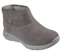 Skechers Damen On-The-go Joy-So Glam Martha Stewart Hands Free Slip-ins Stiefelette, Dark Taupe, 39.5 EU