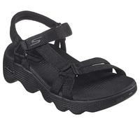 Skechers Women's On-the-go Massage Fit Transcend Sandals, Schwarz/Schwarz, 36.5 EU