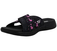 Skechers Women's Performance, On The GO 600 - Blooms Sandal, Black/Hot Pink, 10 M US