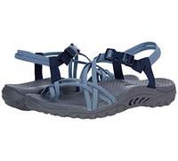 Skechers Women's Reggae Irie Mon Flip-Flop Sandals, marineblau/blau, 37 EU