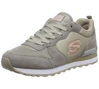 Skechers Women's RETROS-OG 85-GOLDN GURL Trainers, (Natural Suede/Mesh/Nylon/Coral Trim Nat), 37 EU