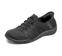 Skechers Damen Breathe Easy-Roll with Me Sneaker, Schwarz, 40 EU Weit